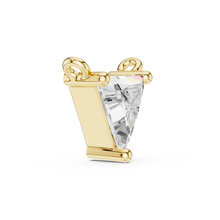 Load image into Gallery viewer, Triangle Solitaire Pendant