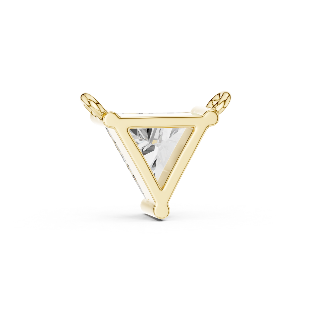 Triangle Solitaire Pendant