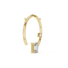 Load image into Gallery viewer, Emerald &amp; Round Pendant