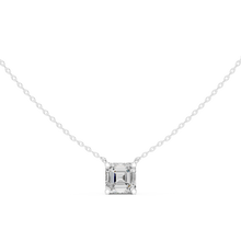 Load image into Gallery viewer, Asscher Solitaire Pendant