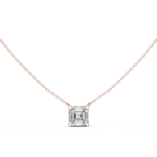 Load image into Gallery viewer, Asscher Solitaire Pendant