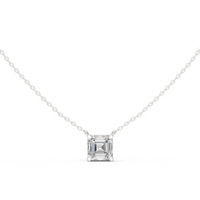 Load image into Gallery viewer, Asscher Solitaire Pendant