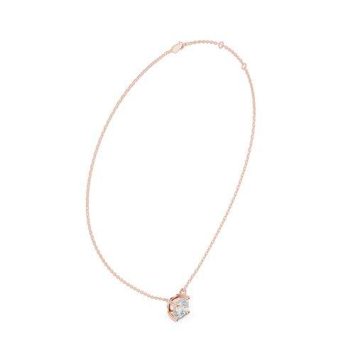 Cushion Solitaire Pendant