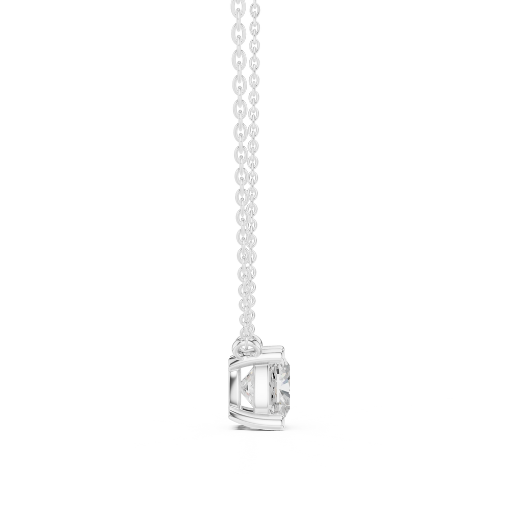 Cushion Solitaire Pendant