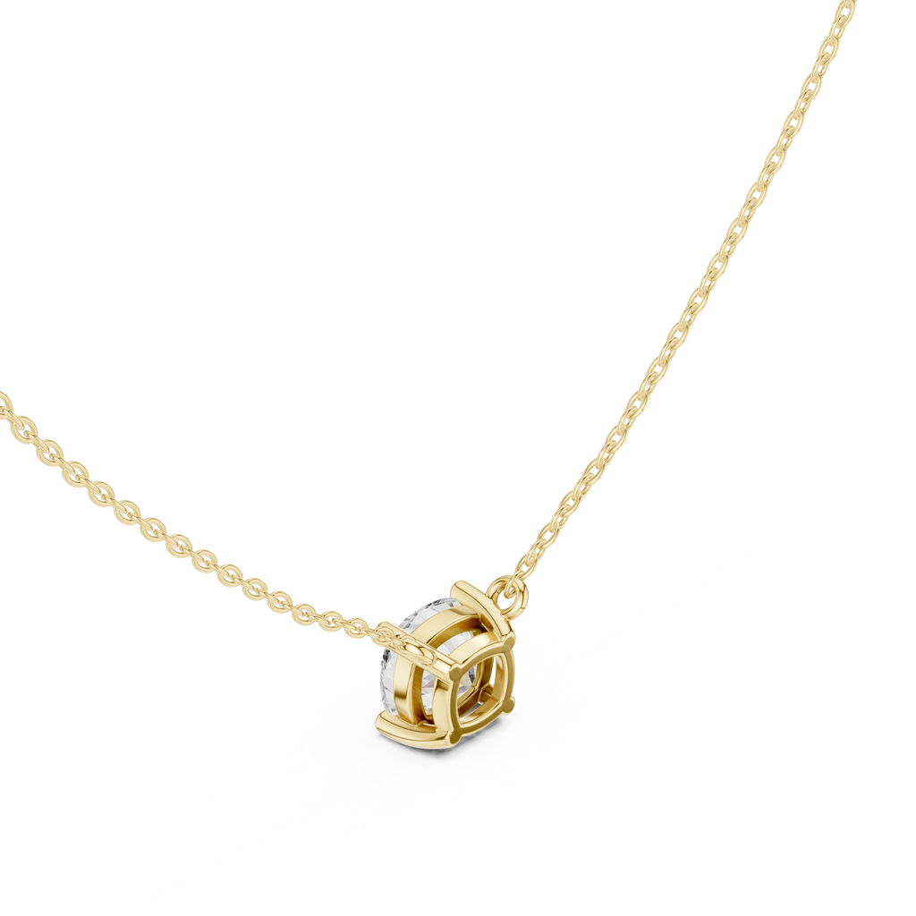 Cushion Solitaire Pendant
