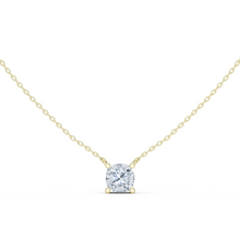 Load image into Gallery viewer, Cushion Solitaire Pendant