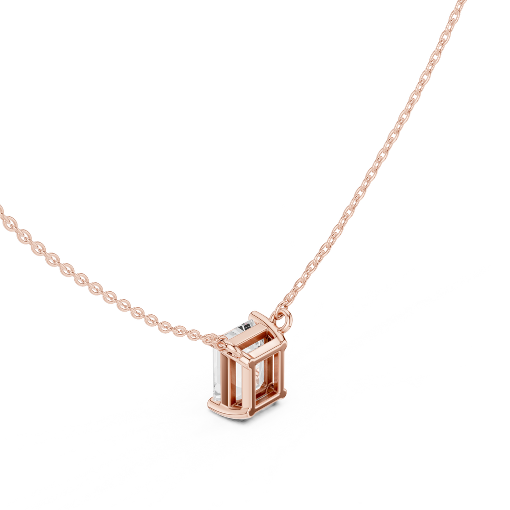 Emerald Solitaire Pendant
