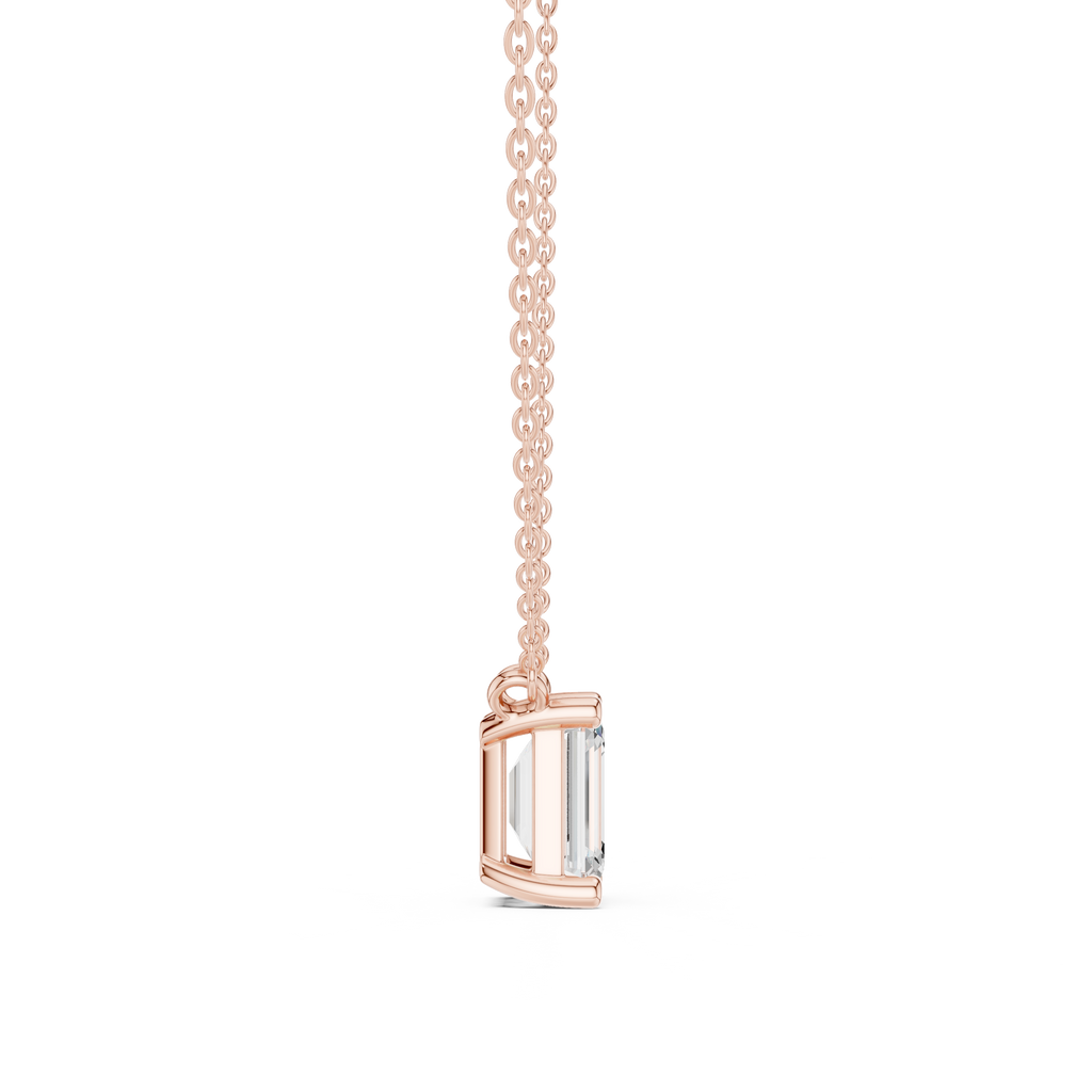Emerald Solitaire Pendant