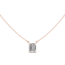 Load image into Gallery viewer, Emerald Solitaire Pendant