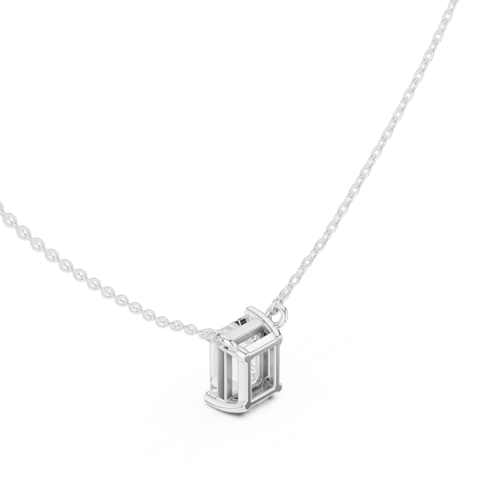Emerald Solitaire Pendant