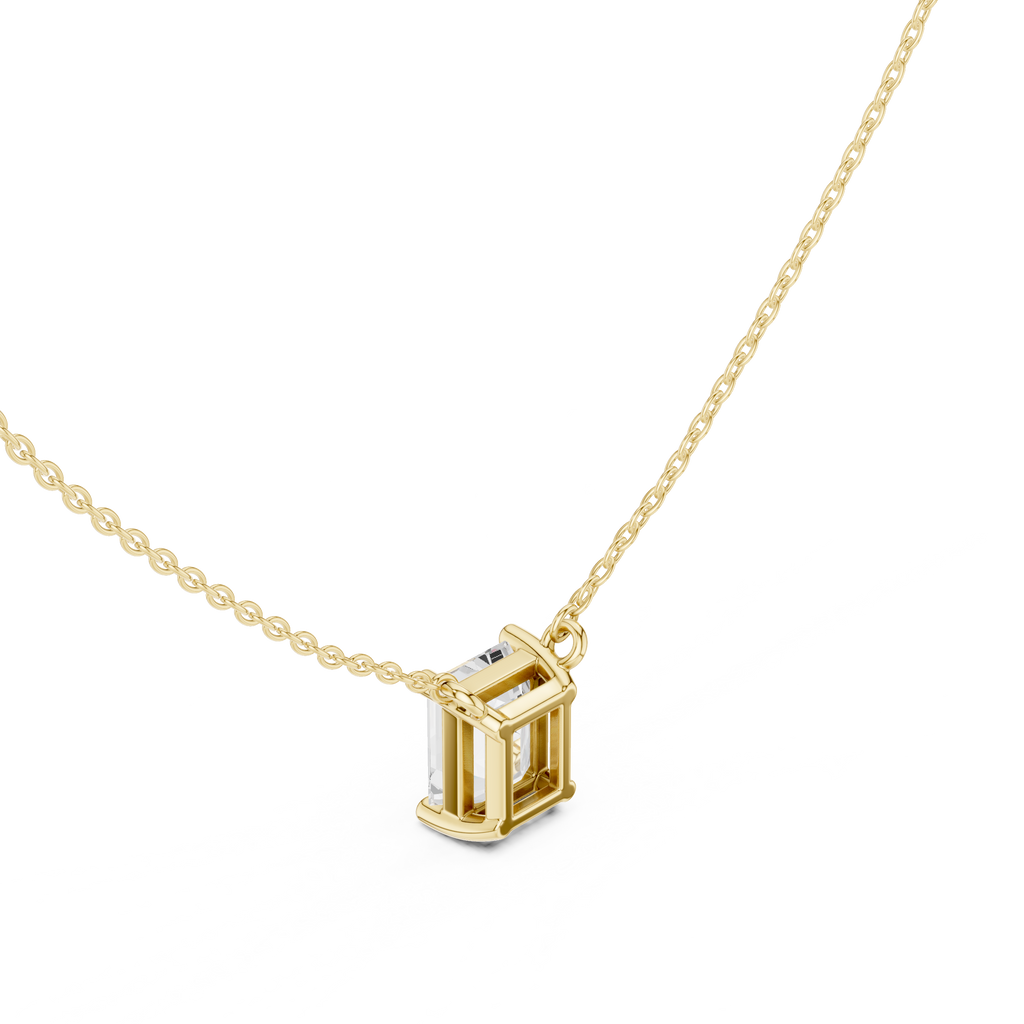 Emerald Solitaire Pendant