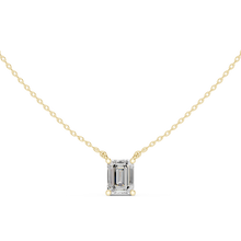 Load image into Gallery viewer, Emerald Solitaire Pendant