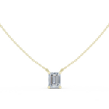 Load image into Gallery viewer, Emerald Solitaire Pendant