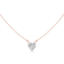 Load image into Gallery viewer, Heart Solitaire Pendant