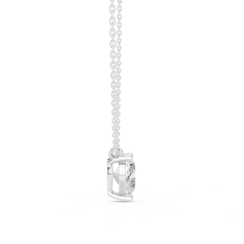 Heart Solitaire Pendant