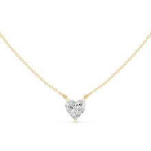 Load image into Gallery viewer, Heart Solitaire Pendant