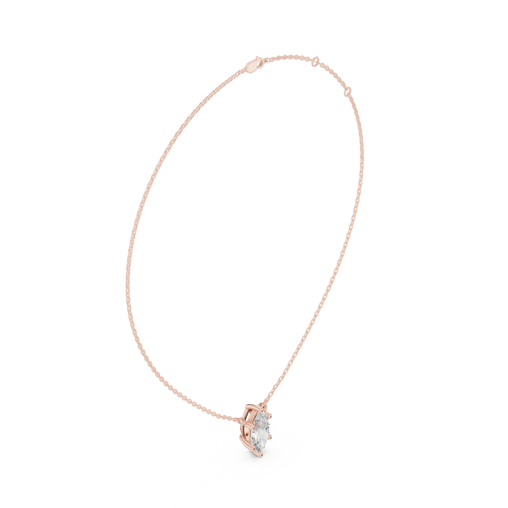 Marquise Solitaire Pendant