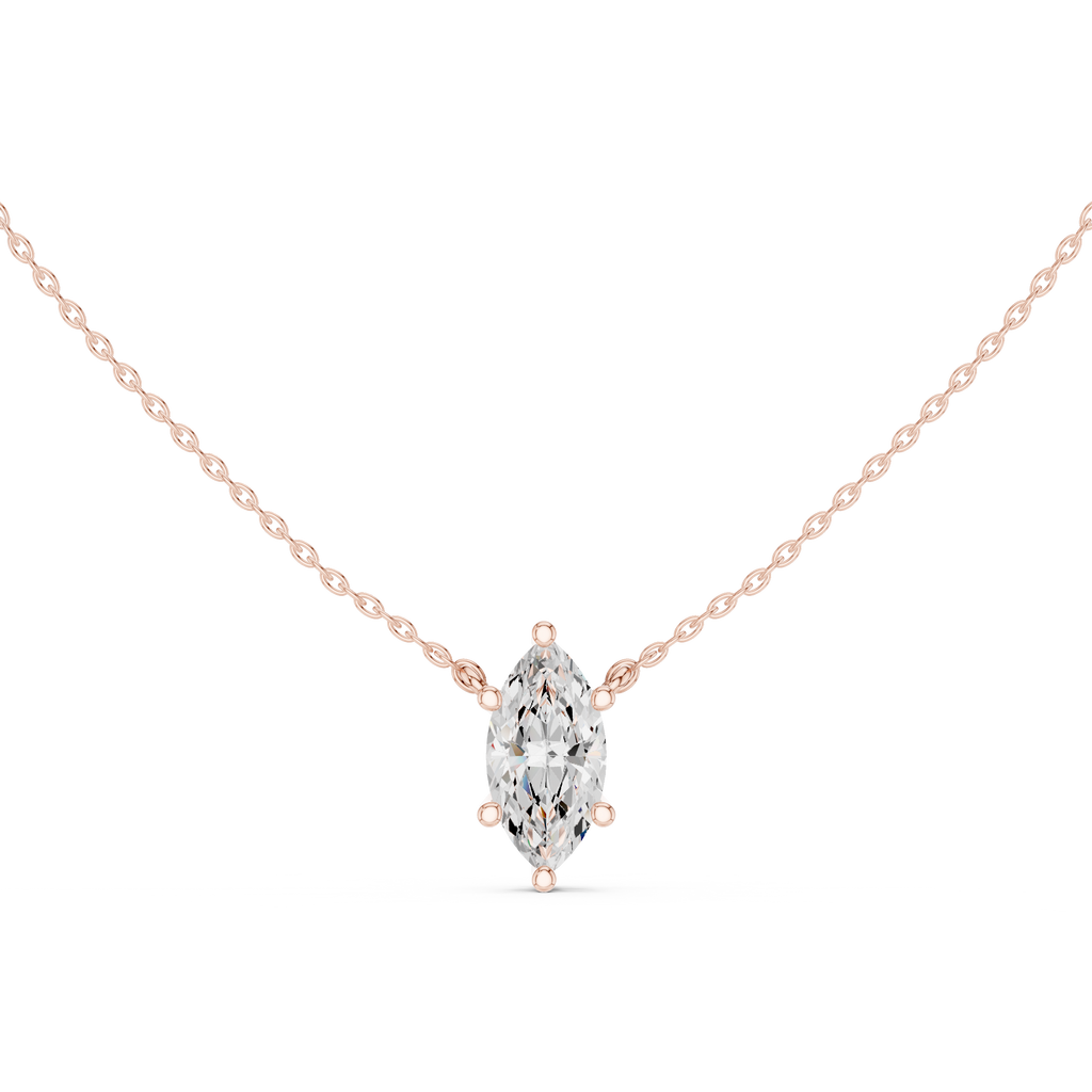 Marquise Solitaire Pendant