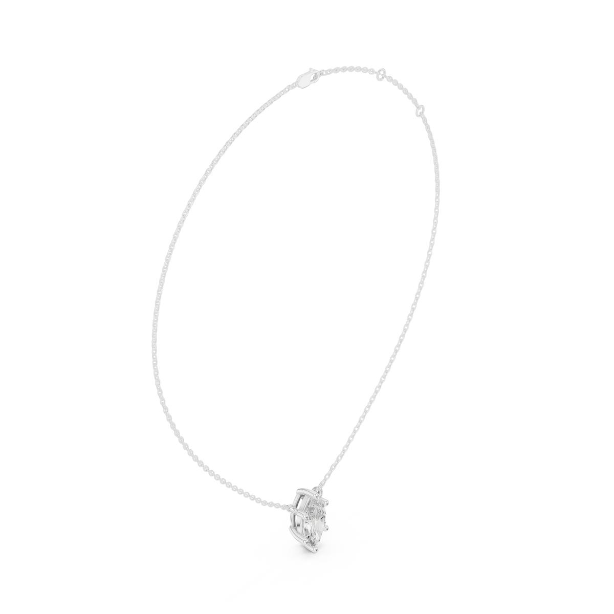 Marquise Solitaire Pendant