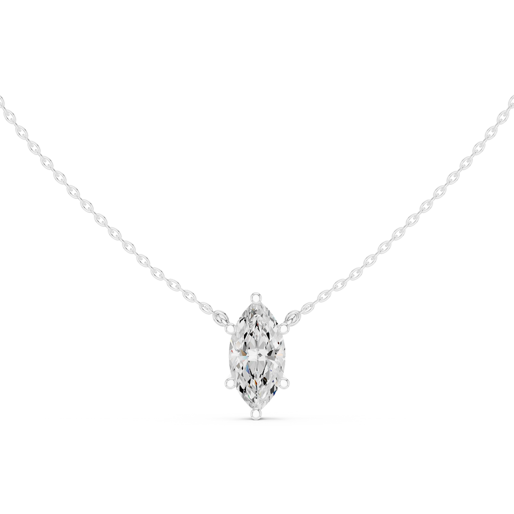 Marquise Solitaire Pendant