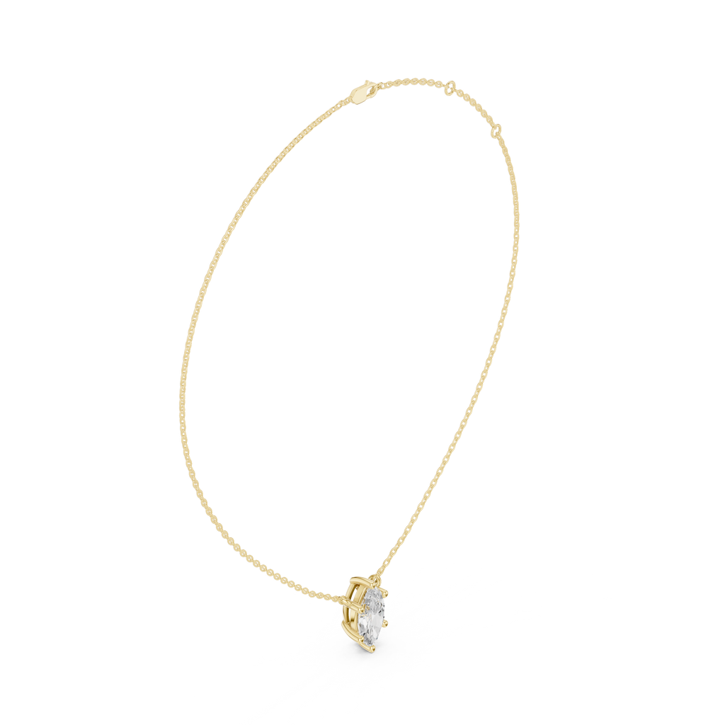 Marquise Solitaire Pendant