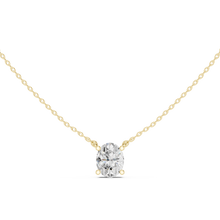 Load image into Gallery viewer, Oval Solitaire Pendant