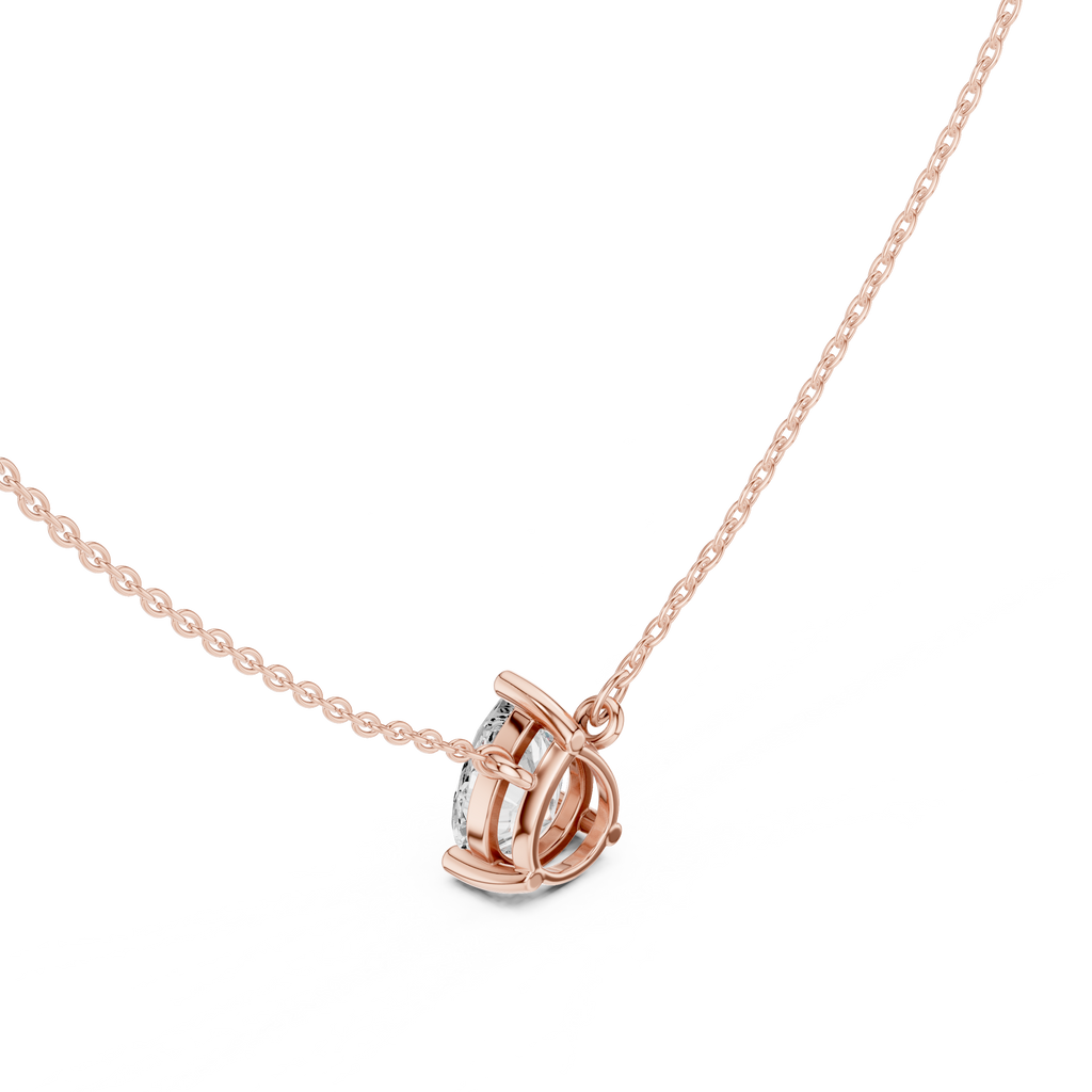 Pear Solitaire Pendant