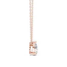 Load image into Gallery viewer, Pear Solitaire Pendant