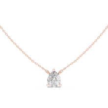 Load image into Gallery viewer, Pear Solitaire Pendant