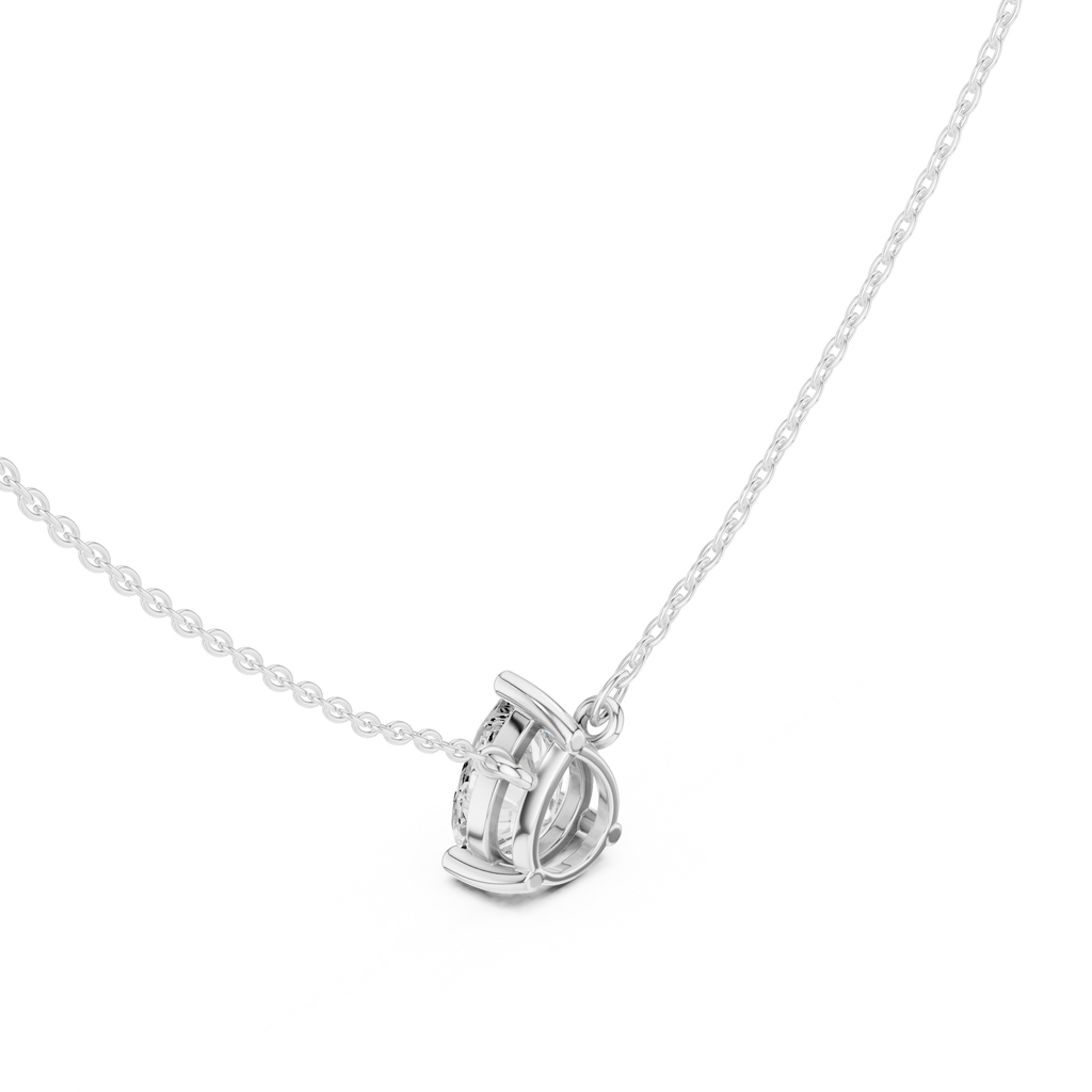 Pear Solitaire Pendant