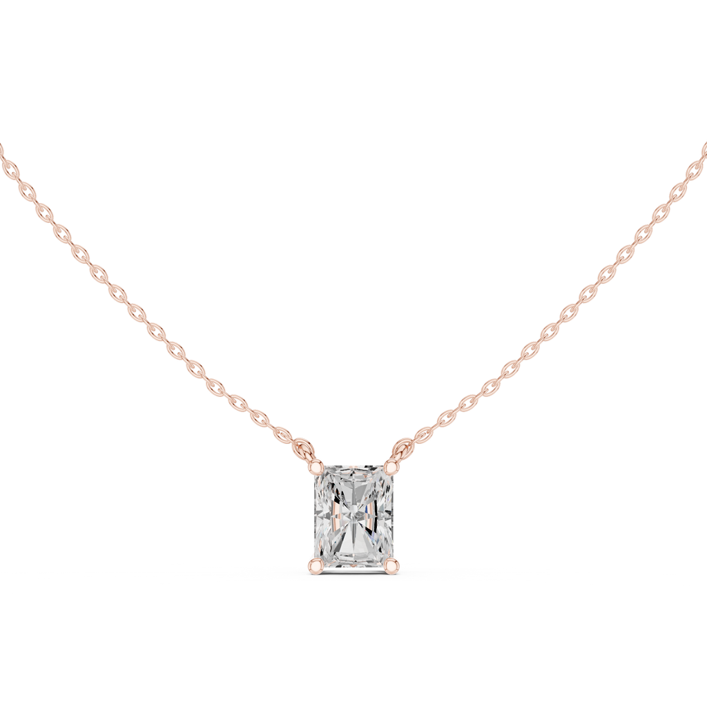 Radiant Solitaire Pendant