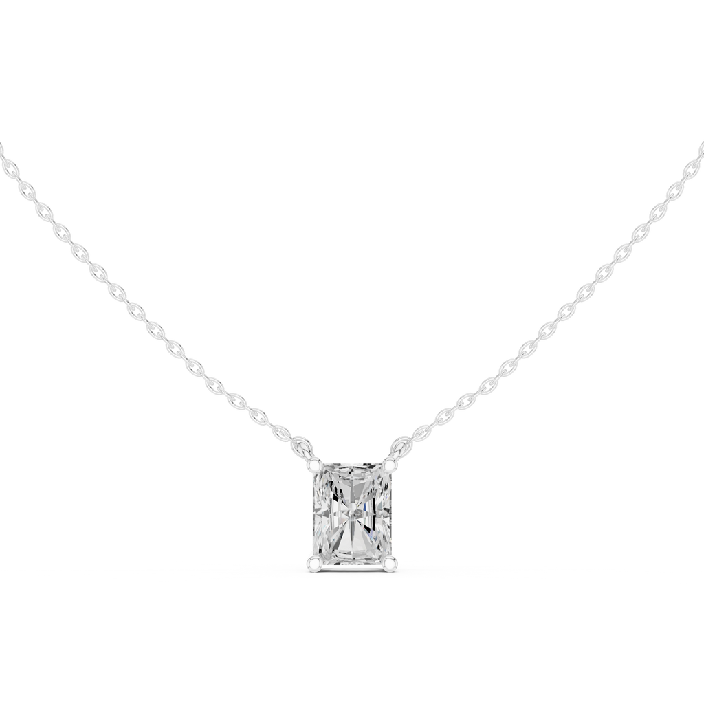 Radiant Solitaire Pendant