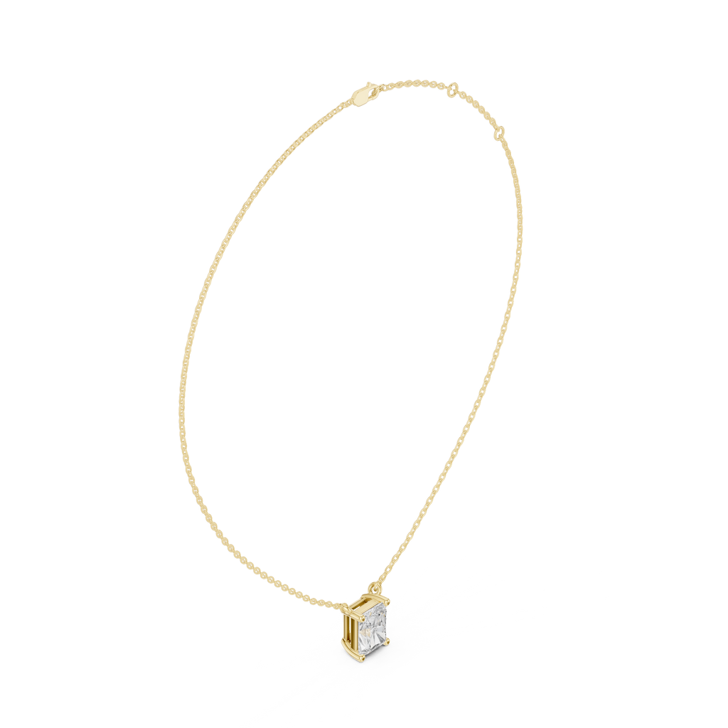 Radiant Solitaire Pendant