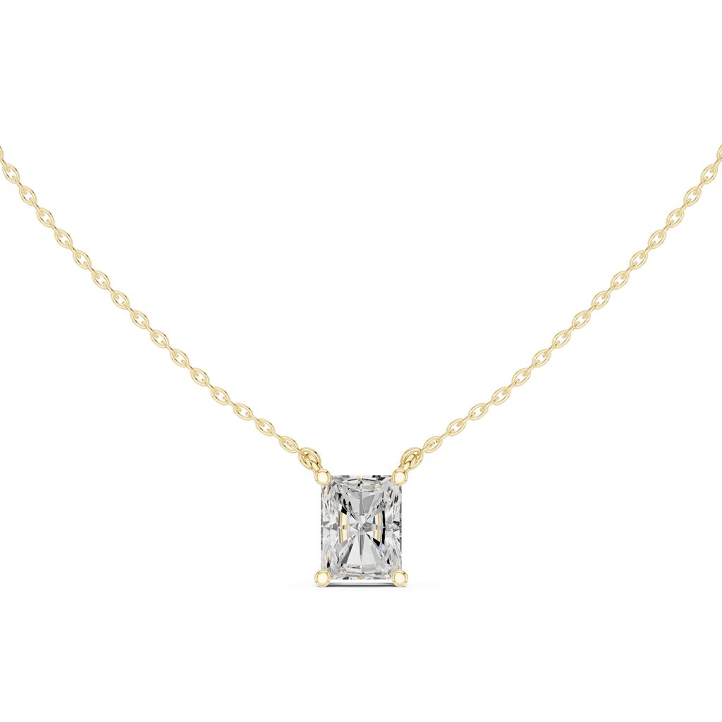 Radiant Solitaire Pendant