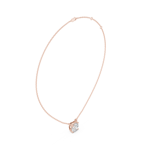 Round Solitaire Pendant