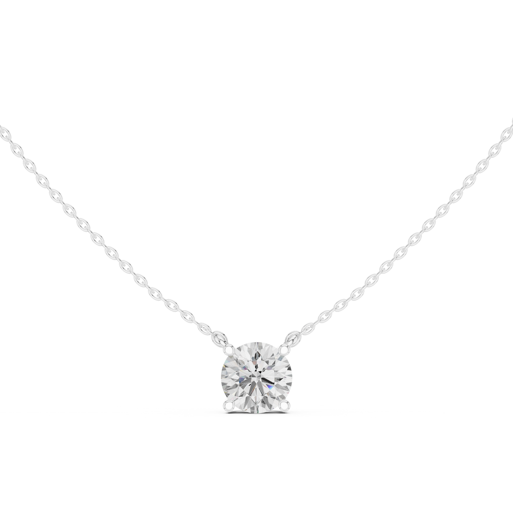 Round Solitaire Pendant