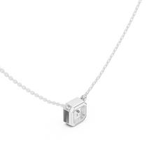 Load image into Gallery viewer, Asscher Solitaire Pendant