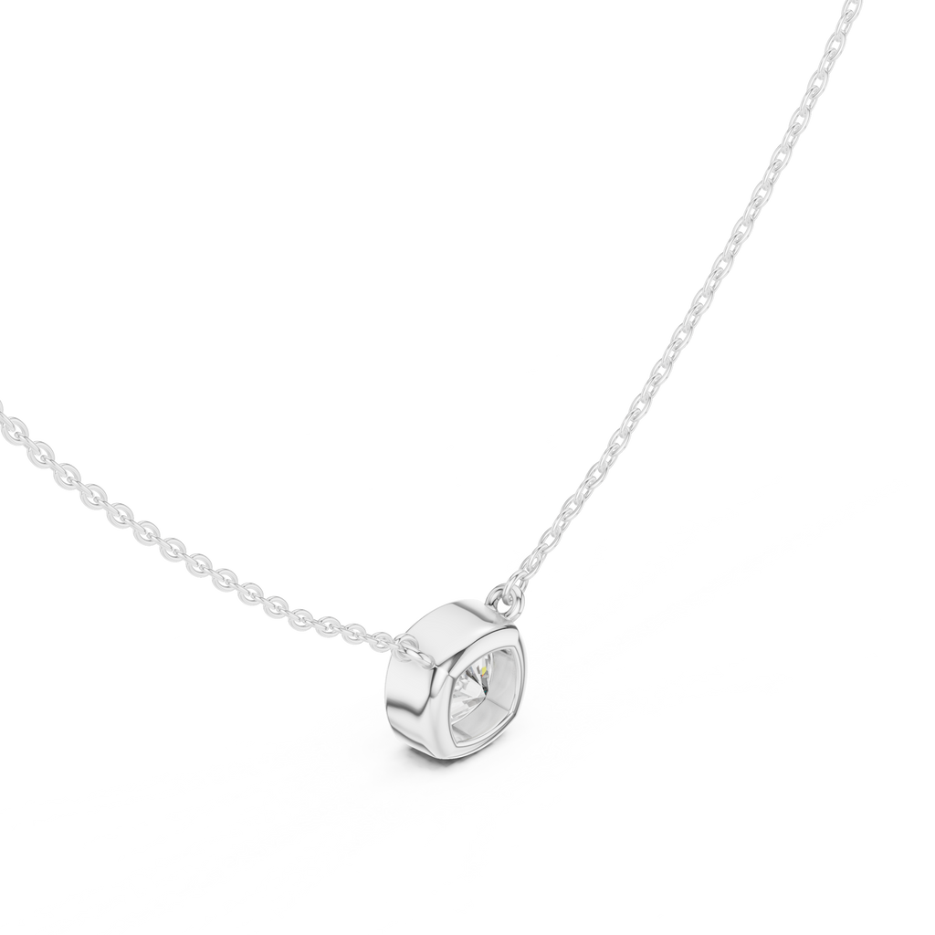 Cushion Solitaire Pendant
