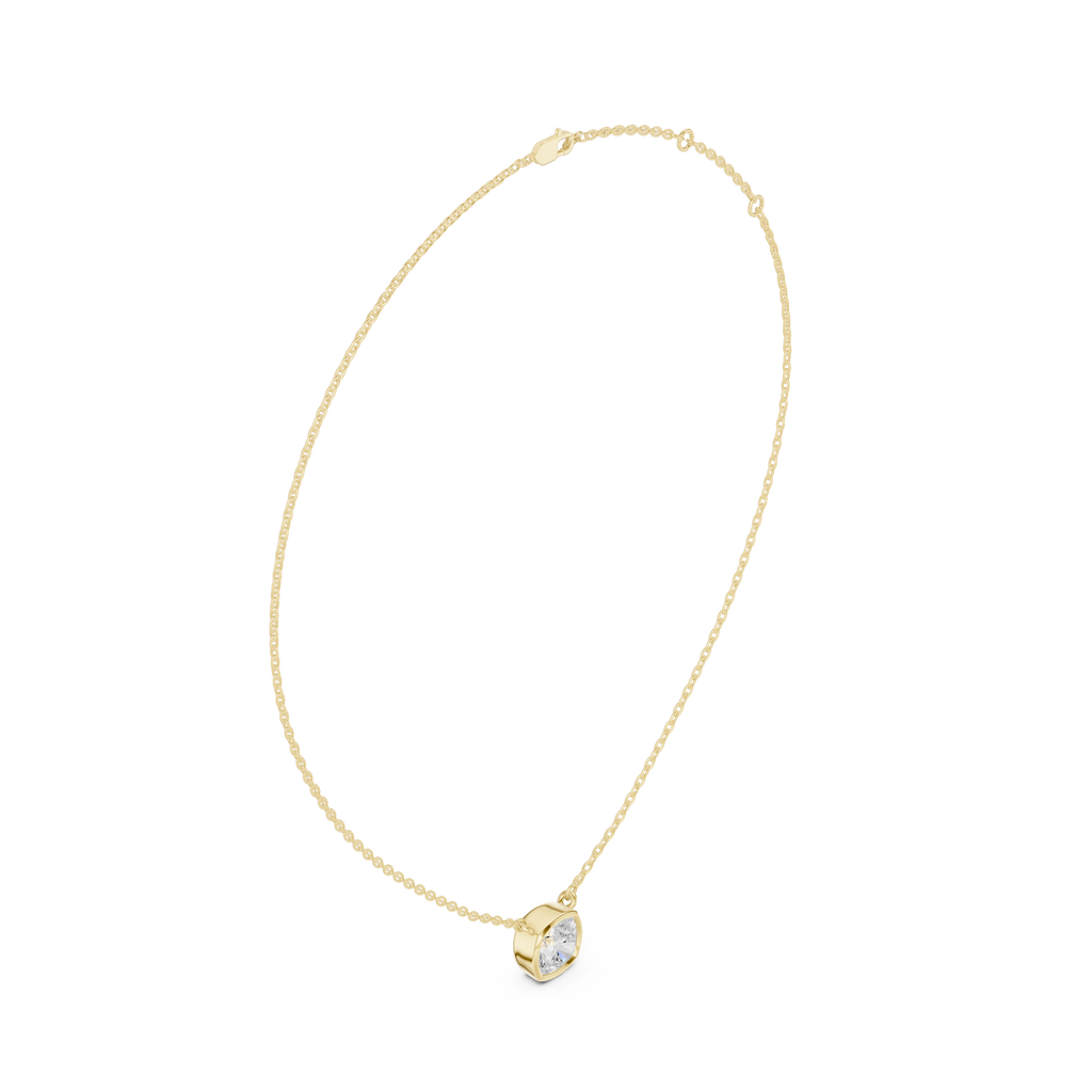 Cushion Solitaire Pendant