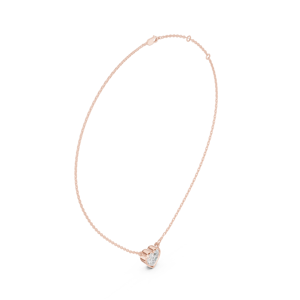 Heart Solitaire Pendant