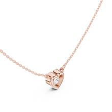 Load image into Gallery viewer, Heart Solitaire Pendant