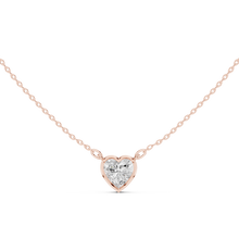 Load image into Gallery viewer, Heart Solitaire Pendant
