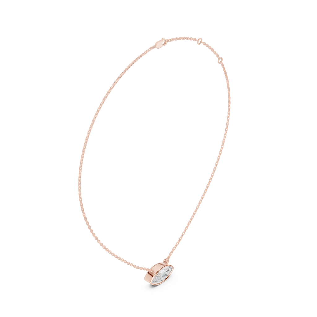 Marquise Solitaire Pendant