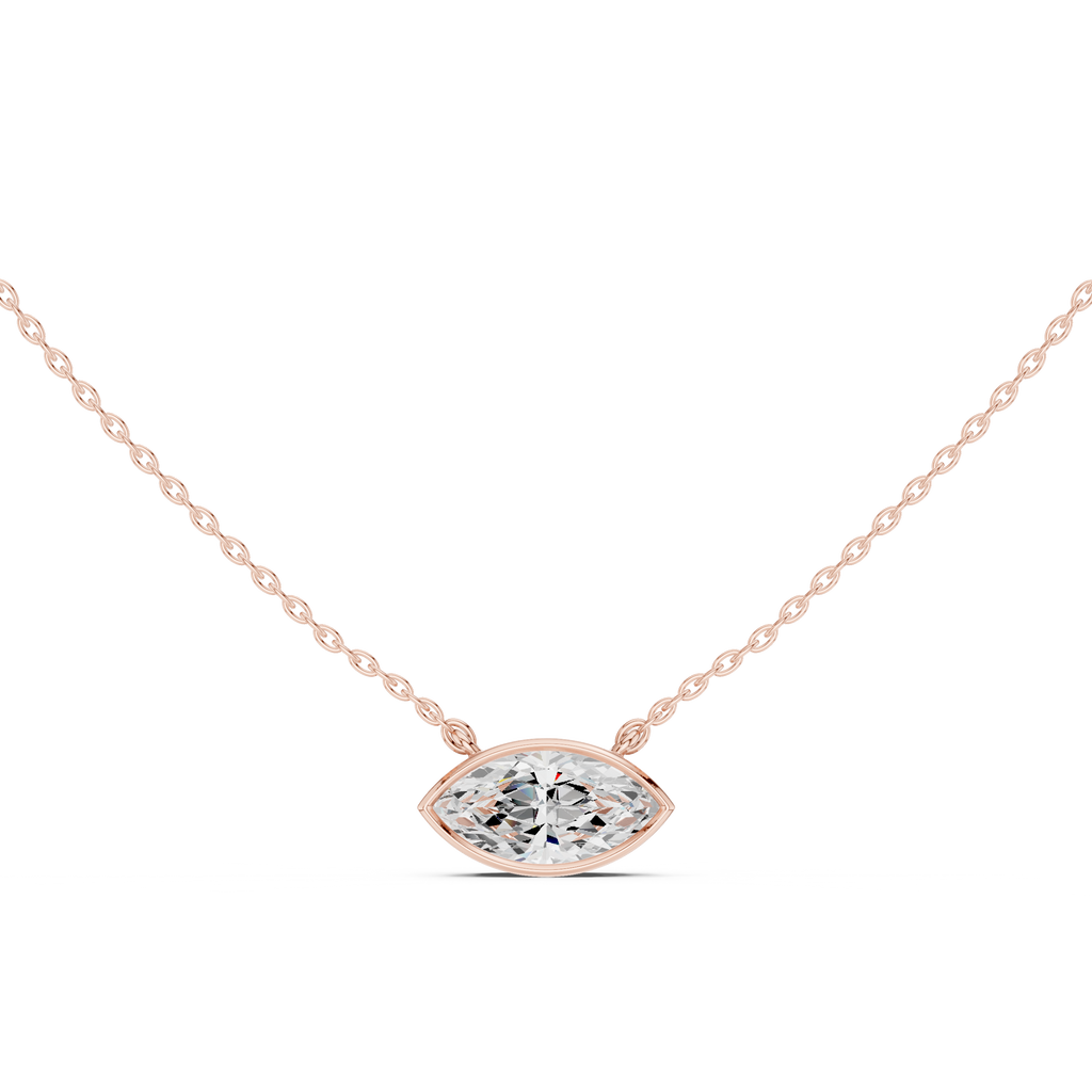 Marquise Solitaire Pendant