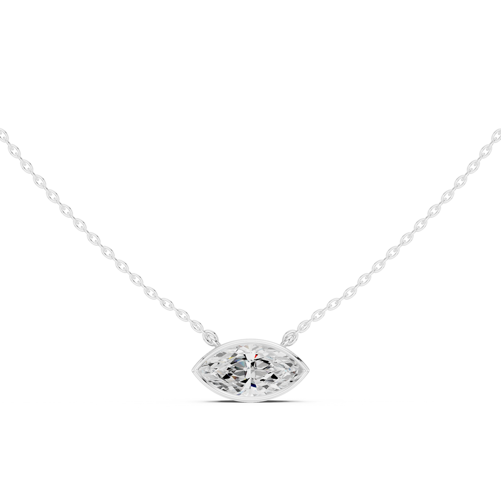 Marquise Solitaire Pendant