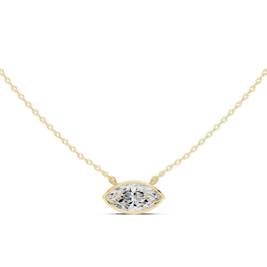 Marquise Solitaire Pendant