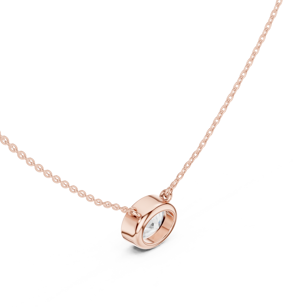 Oval Solitaire Pendant