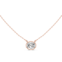 Load image into Gallery viewer, Oval Solitaire Pendant