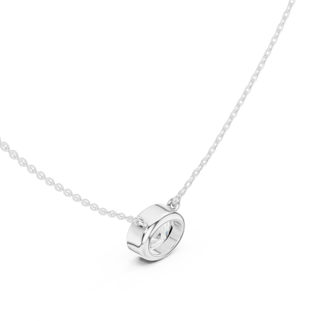Oval Solitaire Pendant