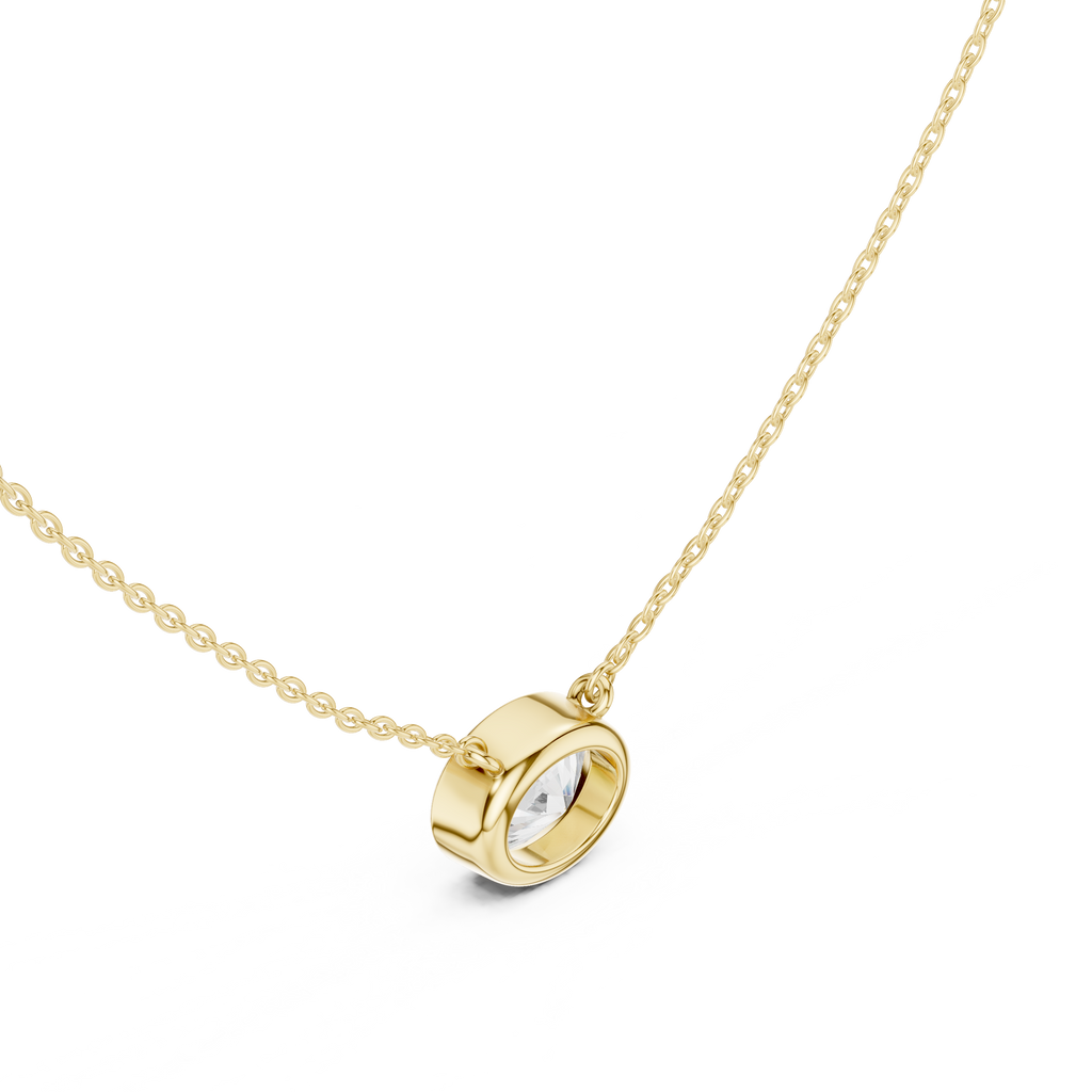 Oval Solitaire Pendant